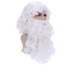 Santa Beard & Wig White